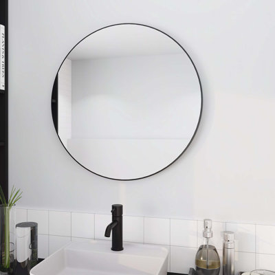 Grand miroir circulaire 24 po
