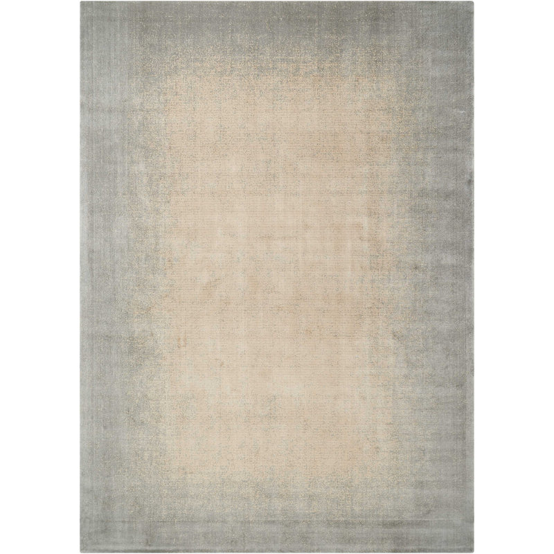 Maya Viscose Abstract Indoor Rug, Rectangle 9'3" x 12'9"