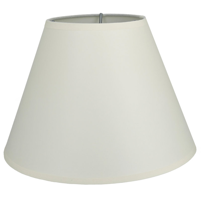  Abat-jour extensible en forme de petite cloche 5 po en haut x 10 po en bas x 7 po en pente , Crème