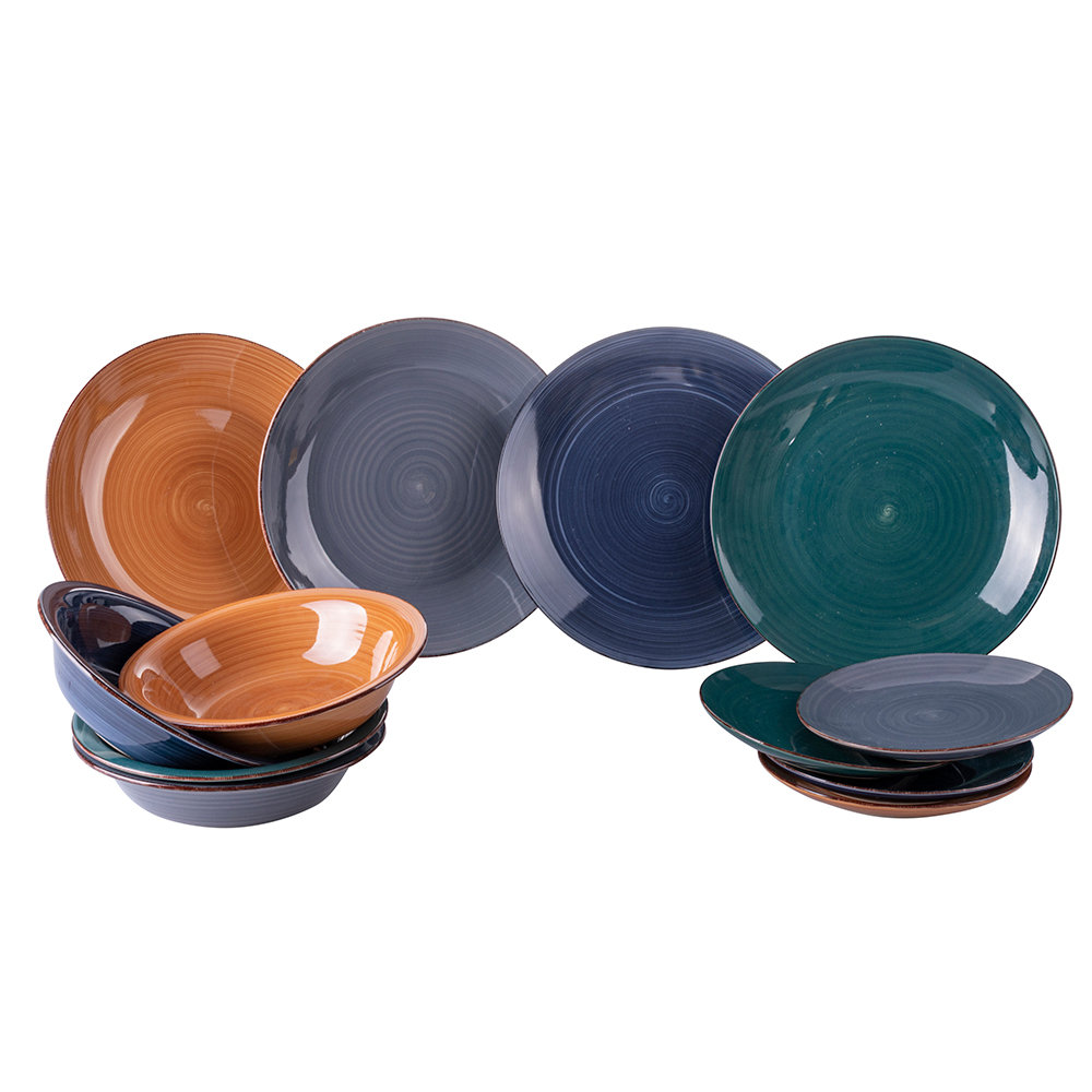 12 Piece Dinnerware Set, Service for 4