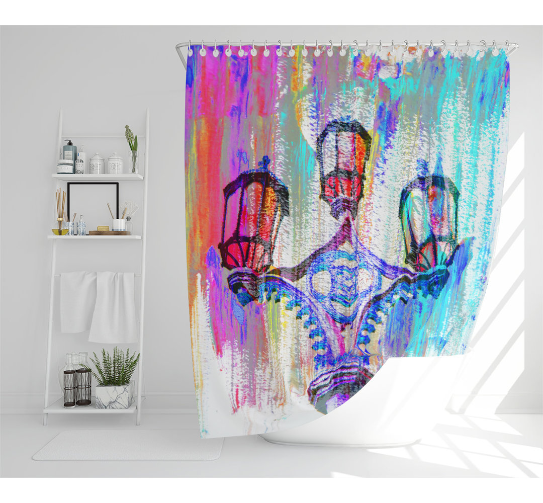 Dilts Polyester Shower Curtain Set