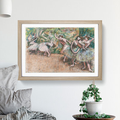 Ballet Scene by Edgar Degas - Picture Frame Painting