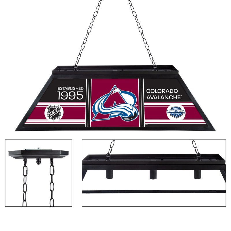 Luminaire pour table de billard 44 pouces Colorado Avalanche Patch