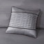 Courtepointe 6 pièces gris / taupe, très grand / très grand, coussins décoratifs avec plis, rembourrage taupe gris luxueux lavable à la machine, lavable, plissé et brodé-117361710-117361711