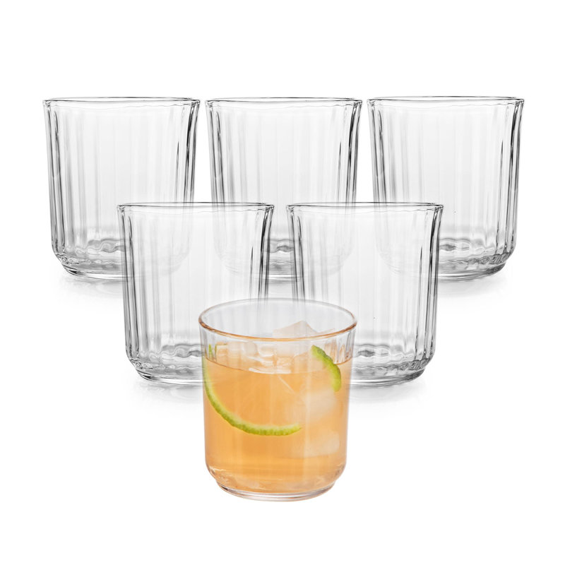 Ensemble de 6 verres à whisky 11,2 onces à panneaux Libbey