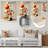 Abstract Geometric Marbles Pyramid I - Abstract Metal Wall Art Decor-14866702
