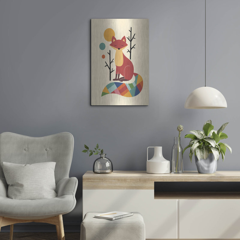 «Rainbow Fox» par Andy Westface, H 24 po x l 16 po