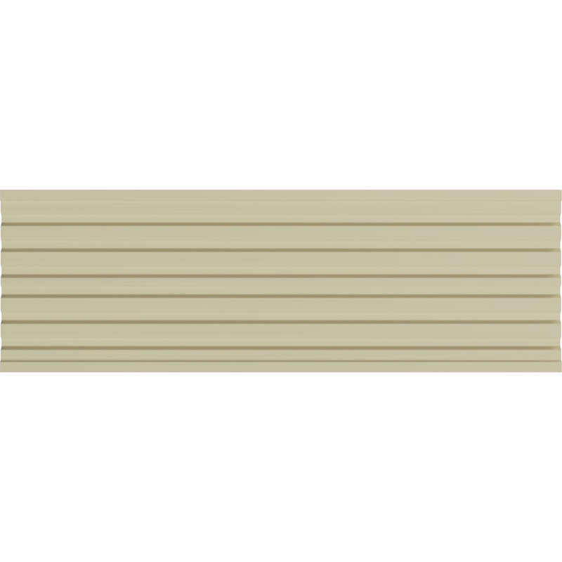Gray Primed Polyurethane Geometric Reeded Casing Sample