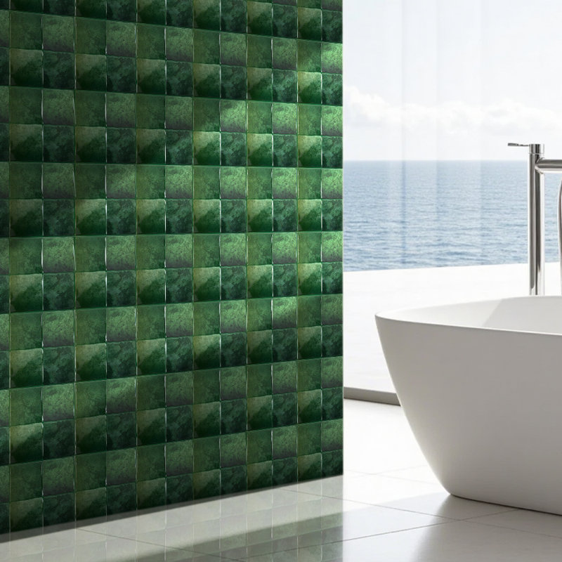 23cm x 23cm Peel and Stick Tile, Green