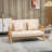 Comfortable Upholstered Loveseat Polyester Modern For Bedroom Small Spaces
