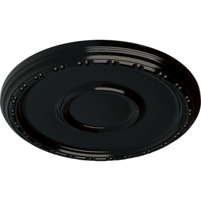 Médaillon de plafond Endurathane Tyrone, DO 16 1/8 po x P 3/4 po (convient aux auvents jusqu'à 6 3/4 po), apprêté en usine