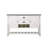 Brown And White 2-Drawer Server