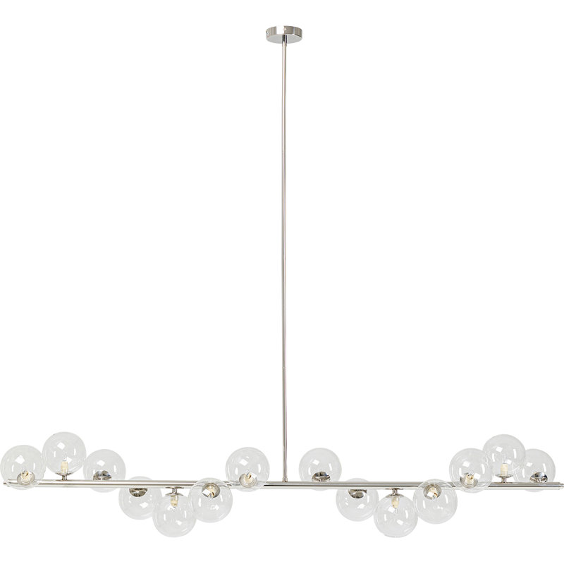 Pendant Lamp Scala Balls 155cm, Silver