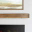 Modern Ember Autumn Floating Maple Wood Fireplace Mantel Shelf - With Angled Corner Accents-1186530530-1186530528