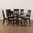 Hairo 6 - Person Pedestal Dining Set