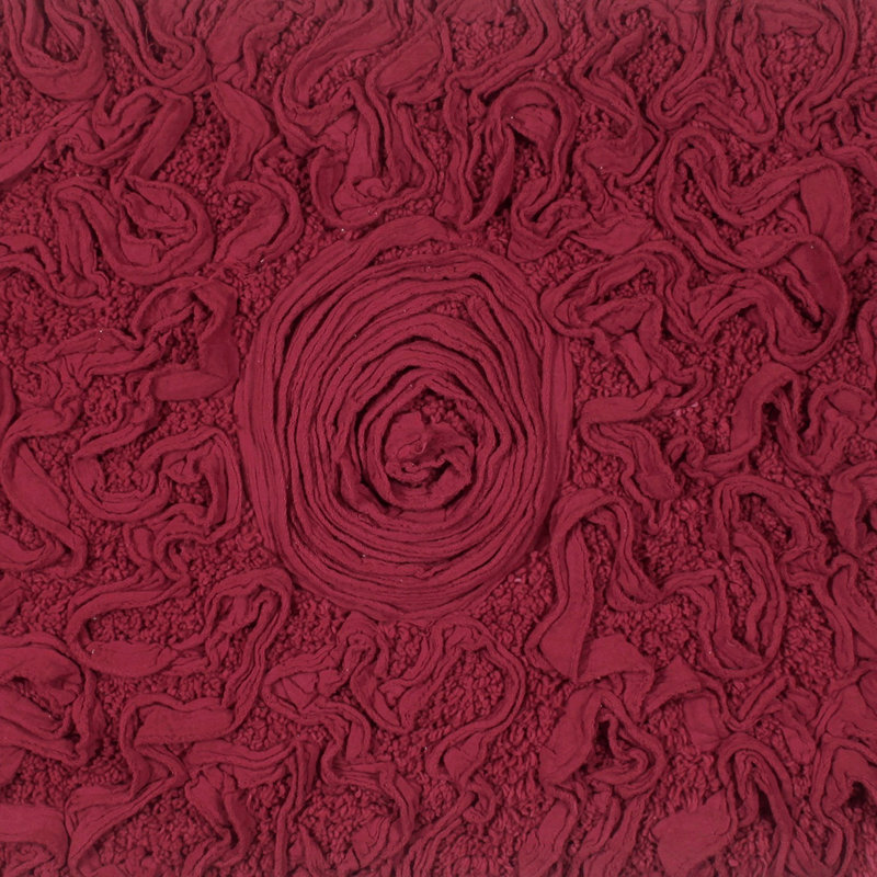 Bath Rug, Red, 18" W x 20" L