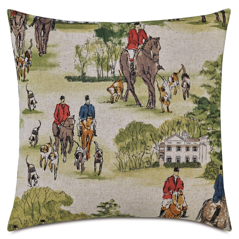 Bridle Crosby Decorative Pillow, Square 24"