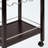 Johnnie Espresso Finish Utility Cart with Wheels, 33.05'' H X 24.30'' W X 18.30'' D