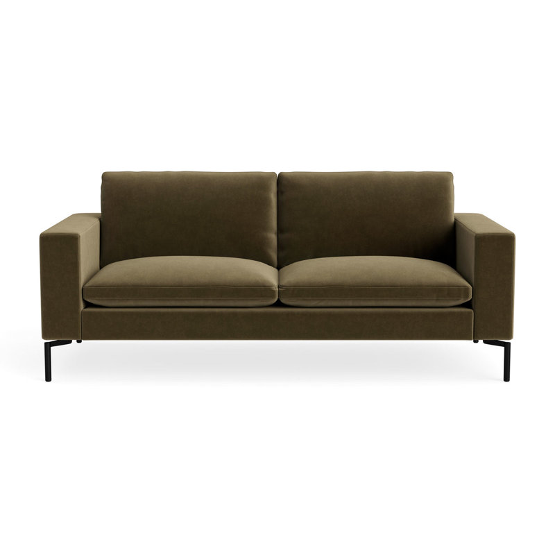 MTO - The New Standard Sofa, 32" H x 78" W x 35" D, Moss Velvet