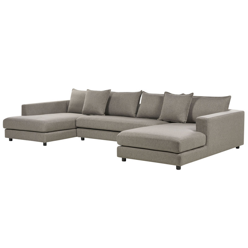 Awel 5 Seater Sectional, Light Taupe