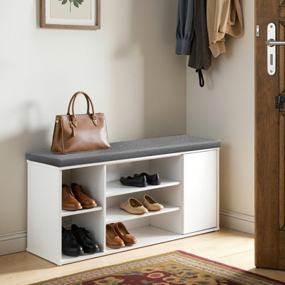 Banc de rangement pour 10 paires de chaussures, assemblage sans outils Superfast
