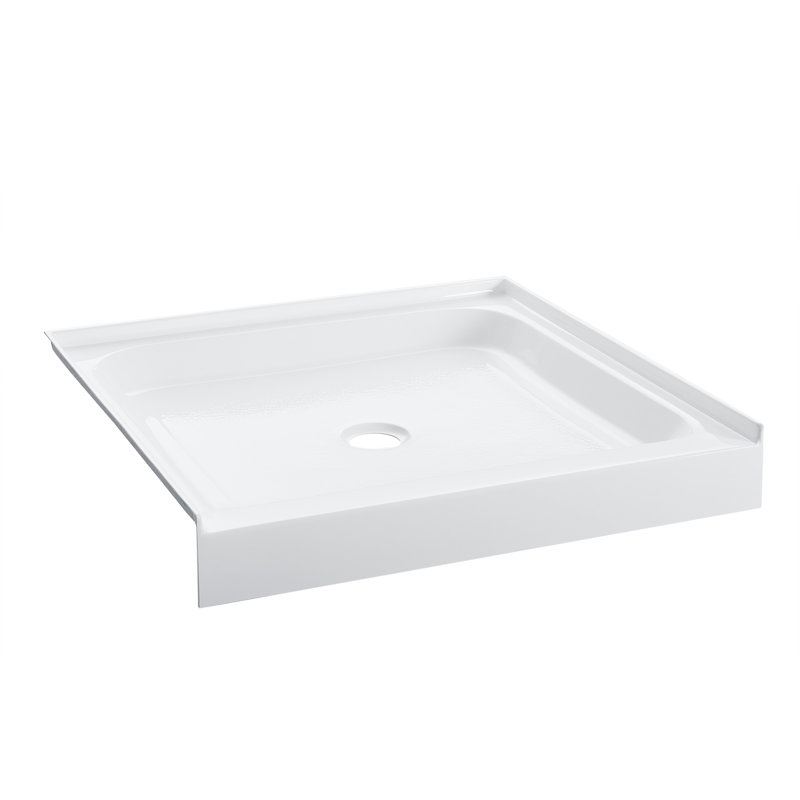 Voltaire 36" x 36" Single Threshold Shower Base, White