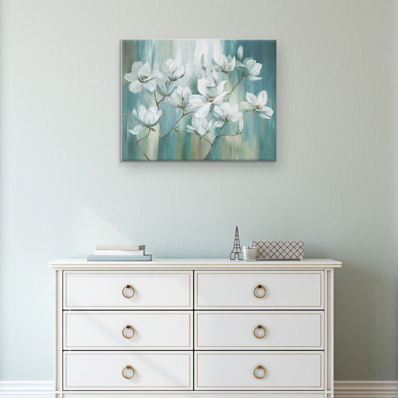 « belle day doux », reproduction de peinture à l’acrylique sur toile tendue, H 24 po x l 36 po x P 1,5 po