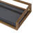 Chainbridge Rectangular Metal and Glass Accent Shelf-1430841253