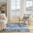Lakesha 5'3" x 7'5" Blue Modern Rug-1767619386