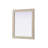 Dennard Cornhusk Mirror in Linen White-108455468
