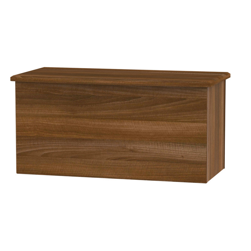 Fully Assembled Ratley Blanket Trunk, Noche Walnut