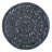 Circolo Abaca Geometric Round Placemat-92583125