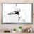 Impression argent sur toile encadrée