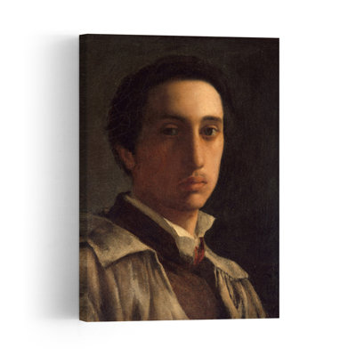 Self-Portrait, C.1855-56 Impressionist Abstract Contemporary Portrait Wall Art Print