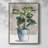 Potted Houseplant II Framed Print - Solid Wood-951644183