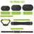 4-in-1 Adjustable Weight Set for Home Gym Converts to Dumbbells, Barbell, Kettlebell & Push-Up Handles 44lbs Robust Design