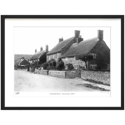 Chideock, Village 1897 by Francis Frith - Single Picture Frame Print