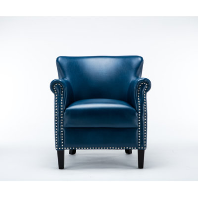 Hadley Navy Blue Club Chair