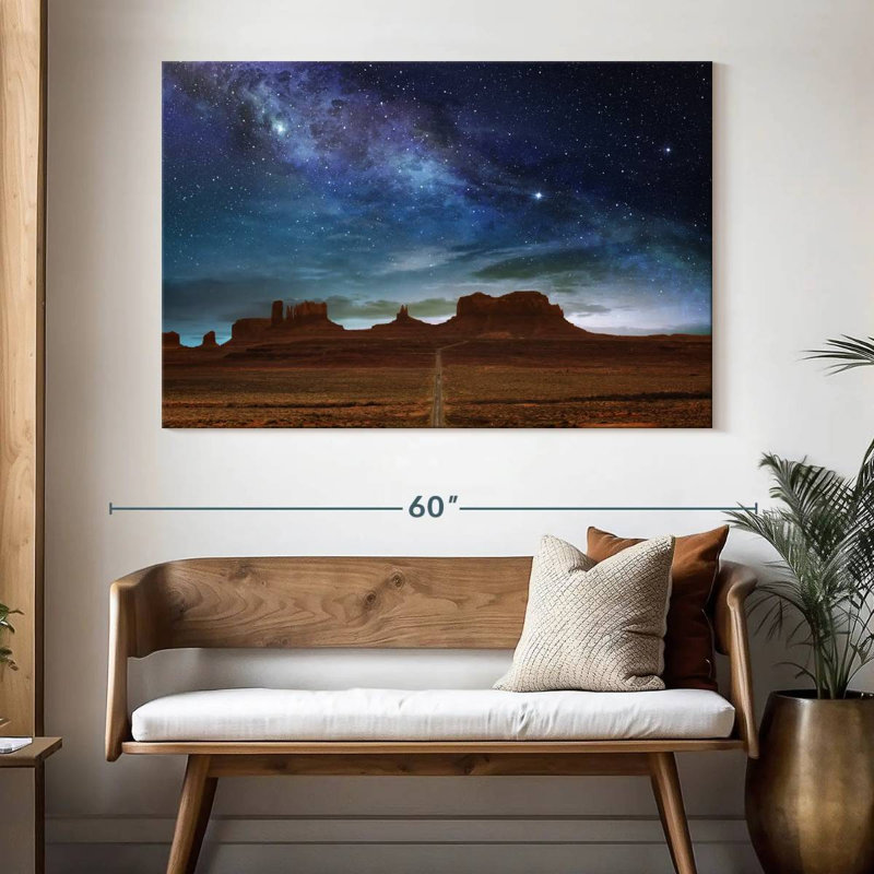 Alvord Monument Valley Stars, H 34 po x l 51 po