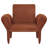 Liana Upholstered Roll Arm Accent Armchair
