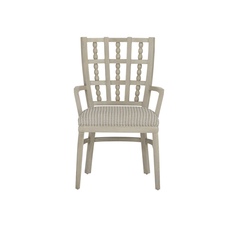 Norene Dining Chair, Demetria Parchment Stripe