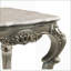 Table basse en marbre naturel avec finition bronze antique, épaisseur de 20 mm pour le salon luxueux