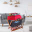 Porte-bagages pliable en noyer