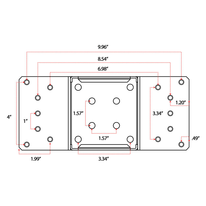 Mail Boss Universal Mailbox Adapter Plate 