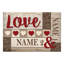 Tapis d'entrée antidérapant 27 "x 18" Deseri Love