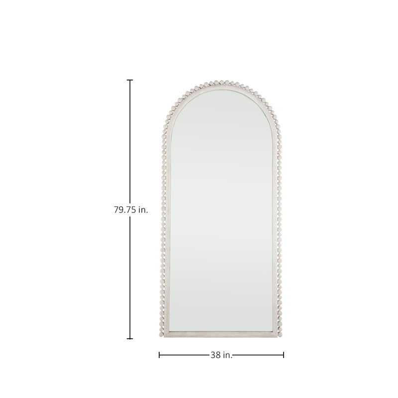 Belle Arch Wood Wall Mirror