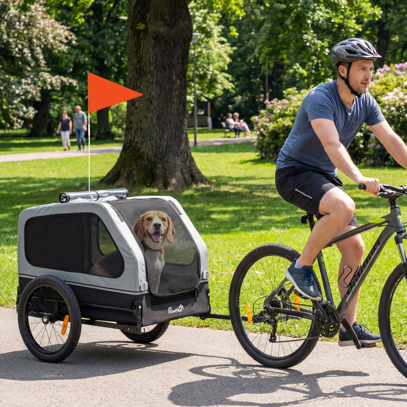 Remorque à vélo pour animaux