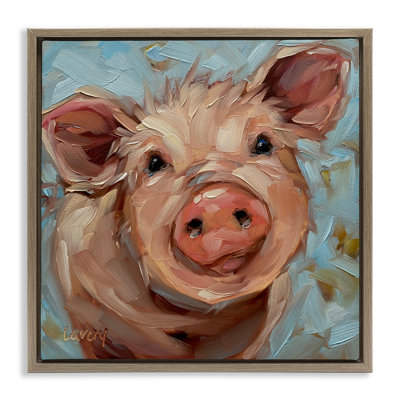 Modern Pig Portrait Farm Animal