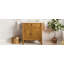 30-Inch Walnut Bathroom Vanity: Seashell Resin Sink, Flip-Up Storage & Soft-Close Doors