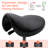 Adjustable Height Ergonomic Lab Stool Saddle Stool with Heavy-duty Wheels